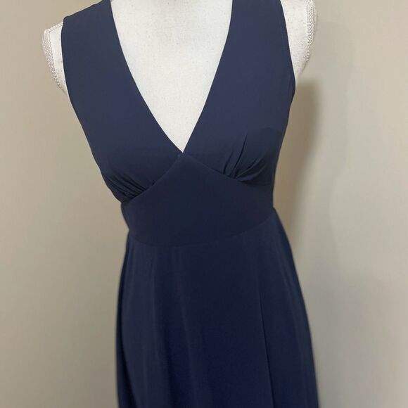 BHLDN Capulet Navy blue chiffon dress size S - Picture 5 of 7